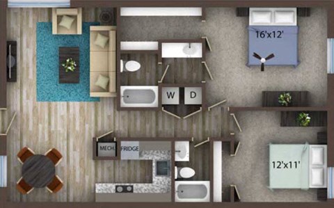 1922 Tree Top Lane 1-3 Beds Apartment for Rent - Photo Gallery 22